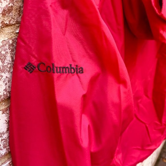 Columbia Girl's Magenta Lightweight Full Zip Coat Jacket Size 14/16 - Picture 10 of 16